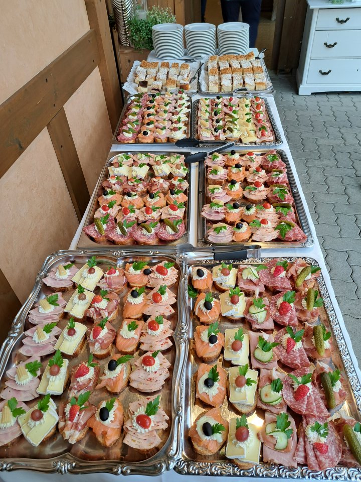 Buffet-Speisen